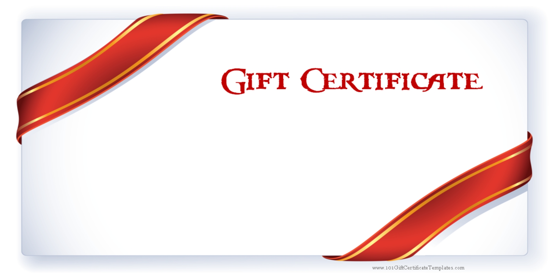 Custom Gift Certificate Fountain Springs Wellness Spa